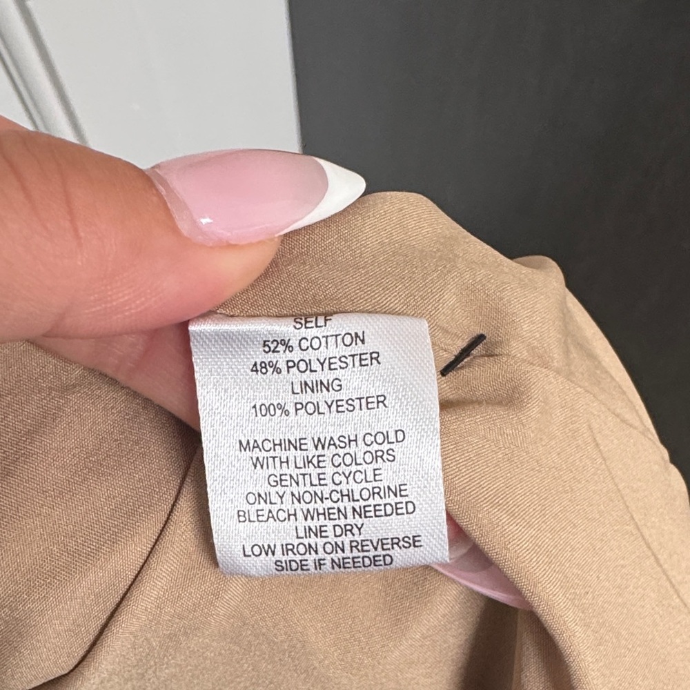 JLUXLABEL Shona oversized Tan Trench Coat - Picture 7 of 7